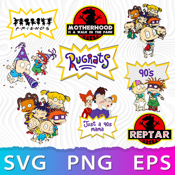 90s Rug Svg Rugrats 90S Svg – Rugrats SVG Files: Crafting With 90s Nostalgia – GSET