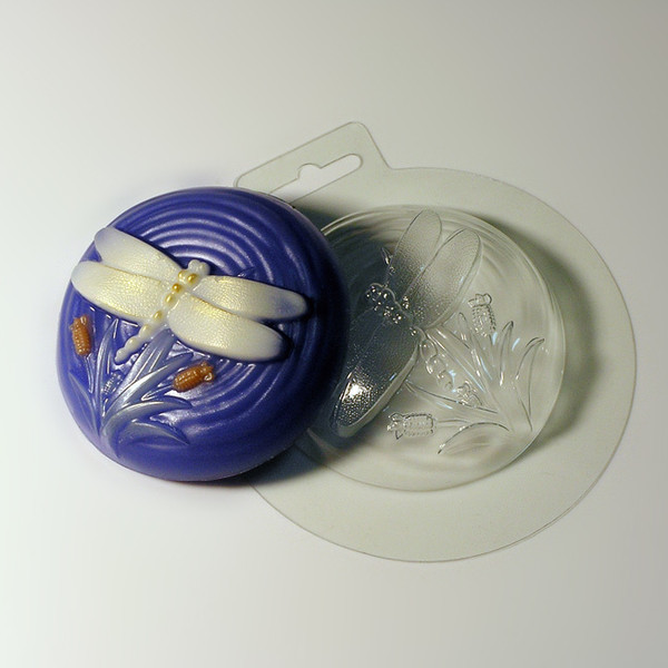 Dragonfly soap and plastic mold