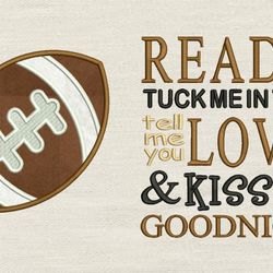 football with read me a story 2 designs reading pillow-instant d0wnl0ad