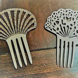 Digital Template Cnc Router Files Cnc Hair Clip Files for Wood Laser Cut Pattern
