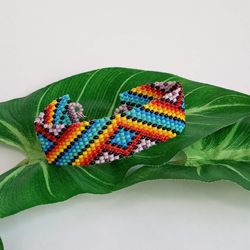 Native American style bracelet Indian style seed glass bead bracelet Men or women beaded wire bracelet