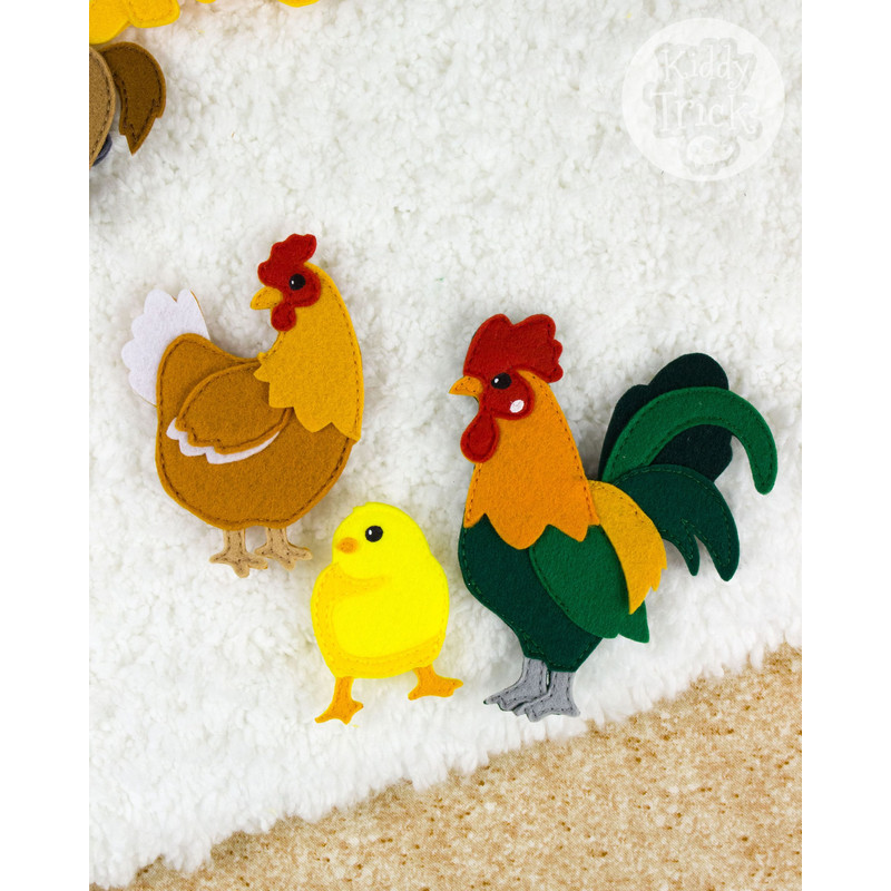 felt rooster chicken and chik.jpg