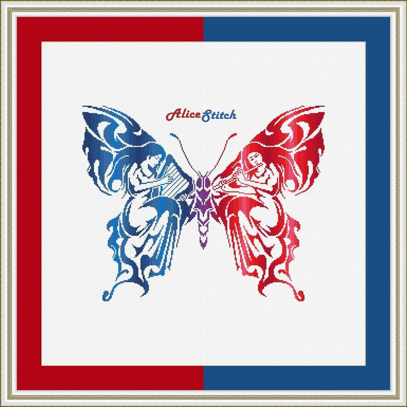 MusicButterflyBlueRede3jpg