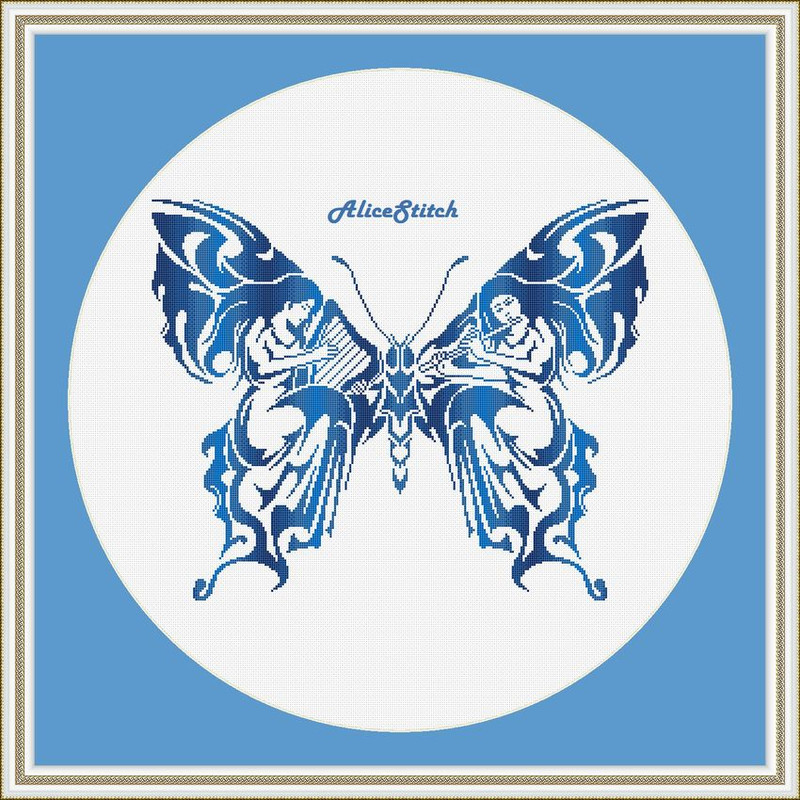 MusicButterflyBlueRede10jpg
