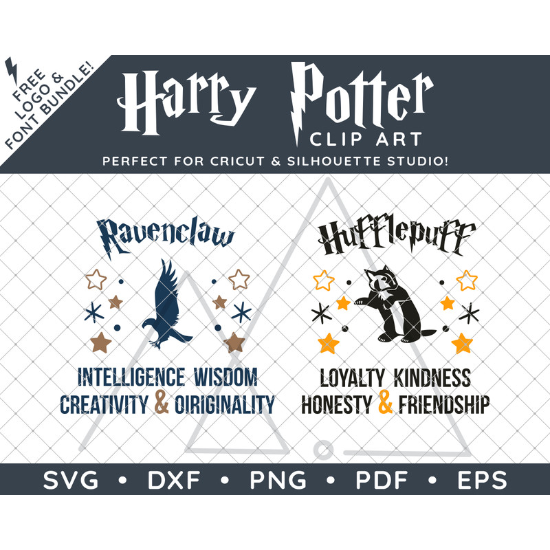 Harry Potter House Quotes by SVG Studio Thumbnail6.png