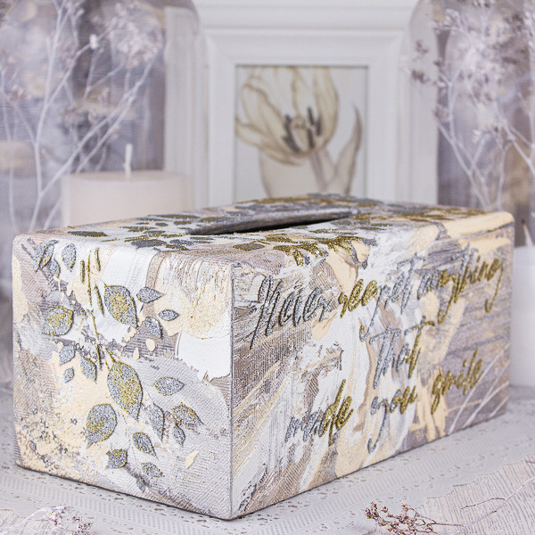 silver_and_golden_glitter_letters_mixed_media_collage_rectangular_tissue_box_1.jpg