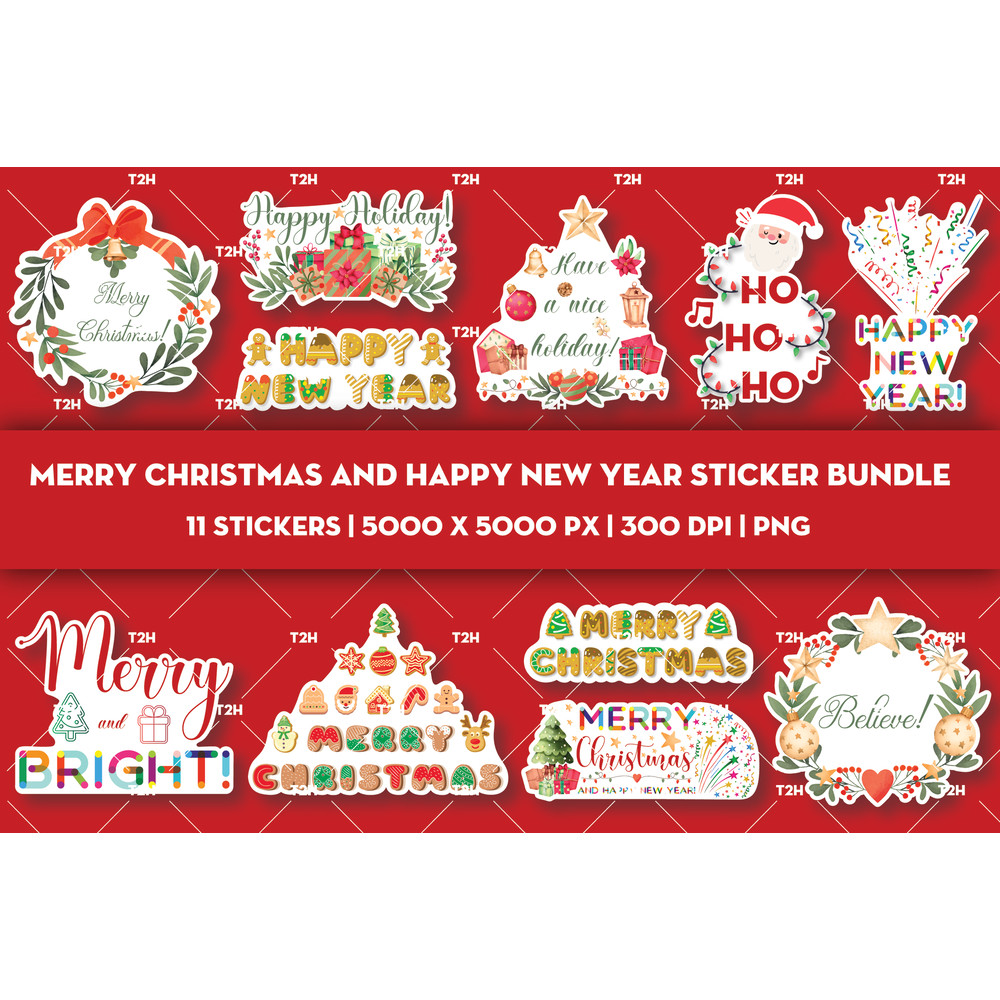 Merry Christmas and happy new year sticker bundle cover 1.jpg