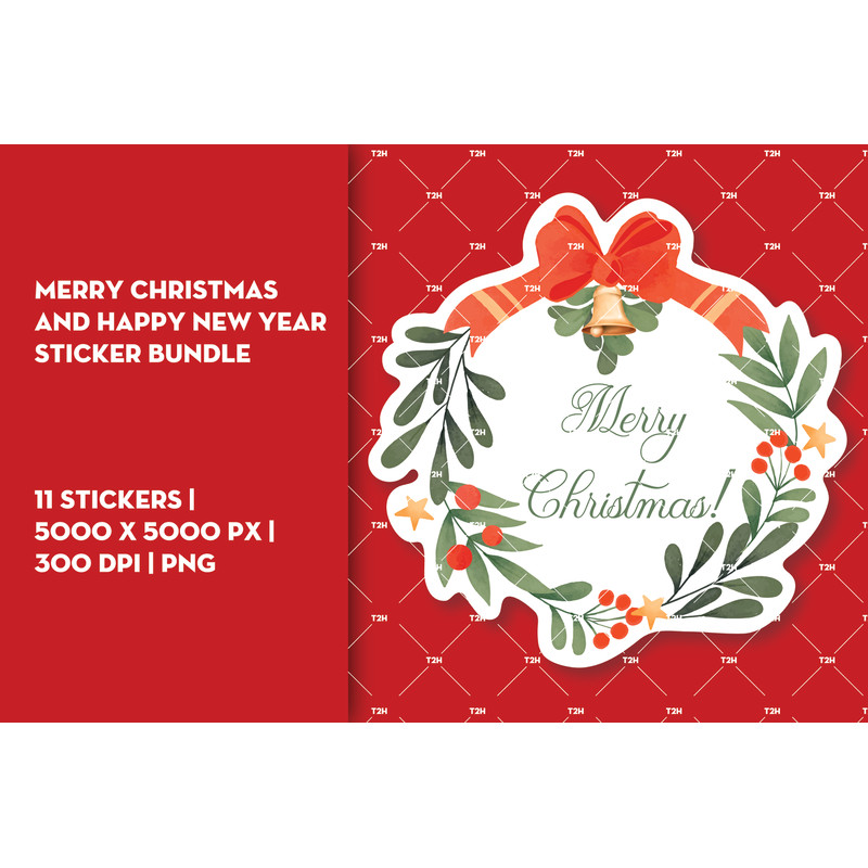Merry Christmas and happy new year sticker bundle cover 2.jpg