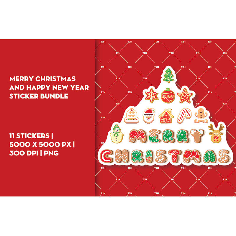 Merry Christmas and happy new year sticker bundle cover 5.jpg