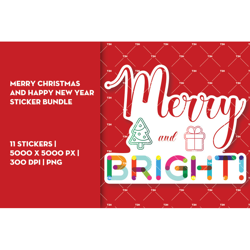Merry Christmas and happy new year sticker bundle cover 11.jpg