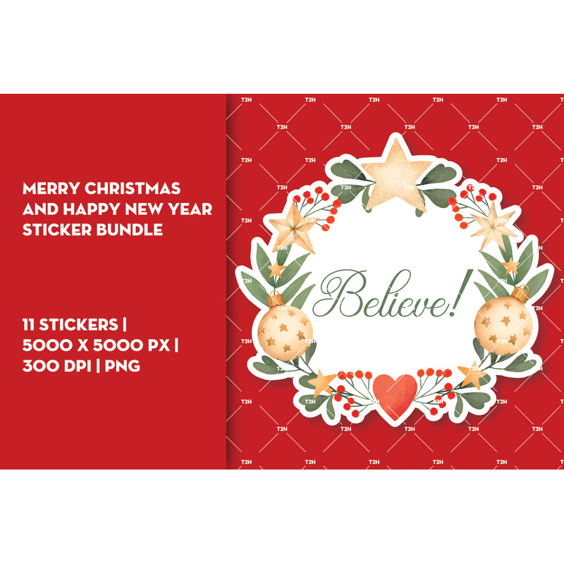 Merry Christmas and happy new year sticker bundle cover 9.jpg
