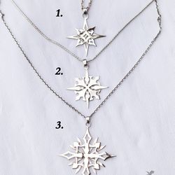 Pendant Snowflake | handmade jewelry | Snow Queen