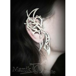 Ear Cuff Elf Dragon | Jewelry art Dragon | Ear Cuff handmade