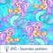 Mermaid Seamless Pattern
