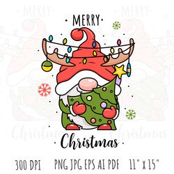 christmas gnomes png, christmas gnomes clip art, christmas gnomes sublimation, instant download, digital download