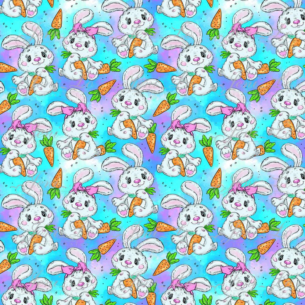 Cute Bunny digital paper