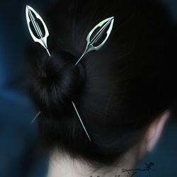 Hairpins Arrow | Handmade Arrowhead | Female weapon | Hair decoration