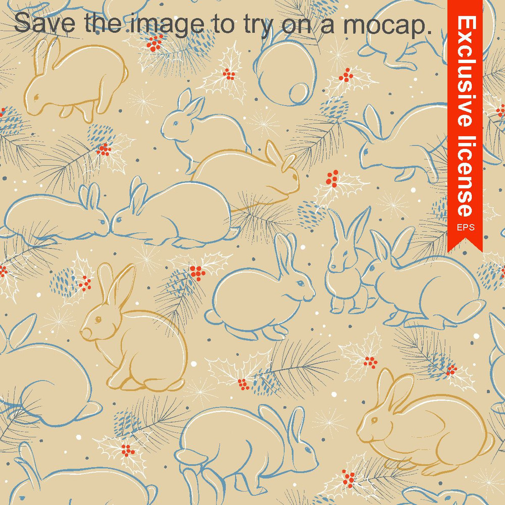 Seamless-Pattern-Bunnies-Light-Winter