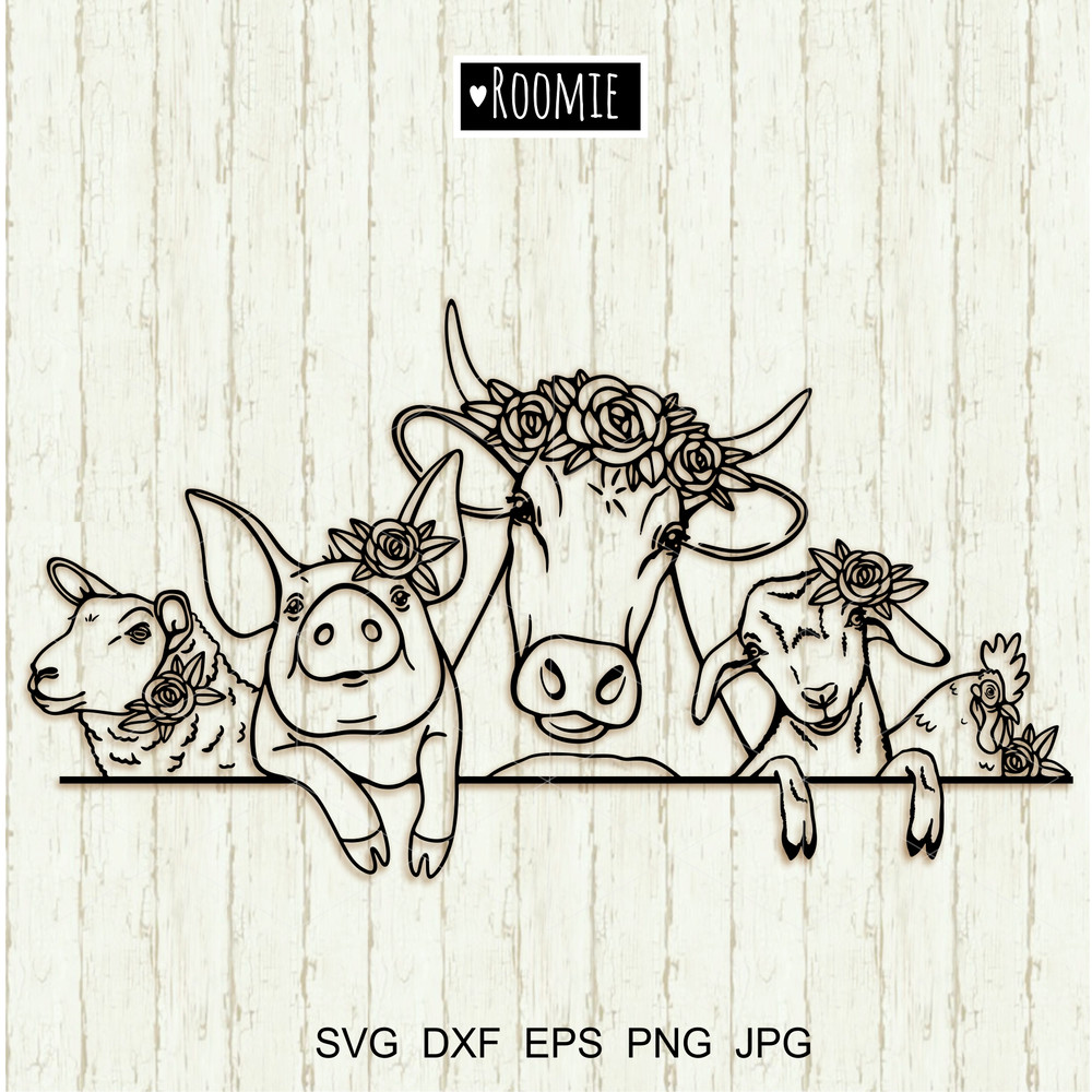 farm animals with flowers clipart.jpg