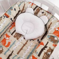 baby  nest  for  newborn.  pillow as  a  gift