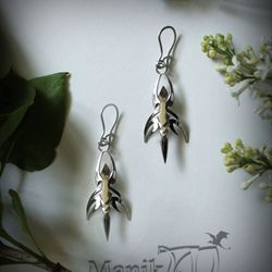 earrings dragon | dragon head earrings | fantasy jewelry | butterfly dragon