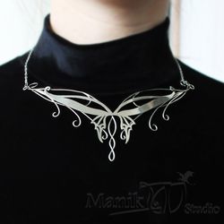 Necklace "Butterfly" | Elven jewelry | Wedding decorations | Elf pendant