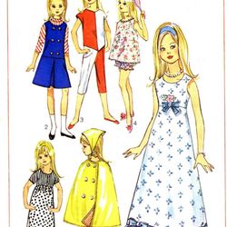 PDF Copy Sewing Patterns Simplicity clothes for Skipper Dolls and litl Sister