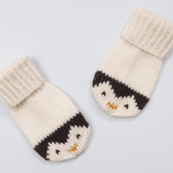Knitting Patterns Penguin Baby Mittens