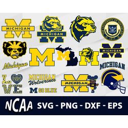 Michigan Wolverines Svg Bundle, Michigan Wolverines Svg, Sport Svg, Ncaa Svg, Png, Dxf, Eps Digital file.