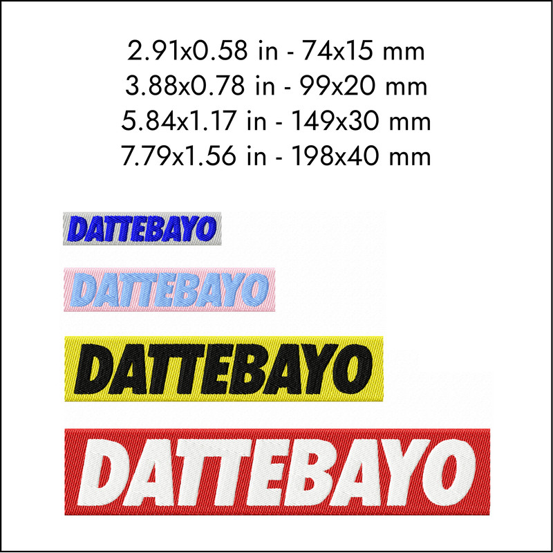 dattebayo naruto anime manga machine embroidery designs