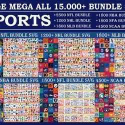 huge mega bundle sport svg, instant download