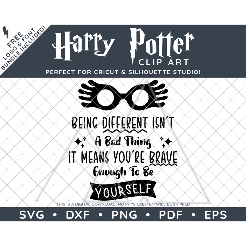 Harry Potter Luna Lovegood Being Different Quote Thumbnail2.png