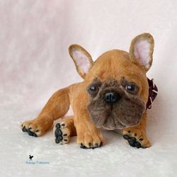 custom order French Bulldogs plush realistic toy
