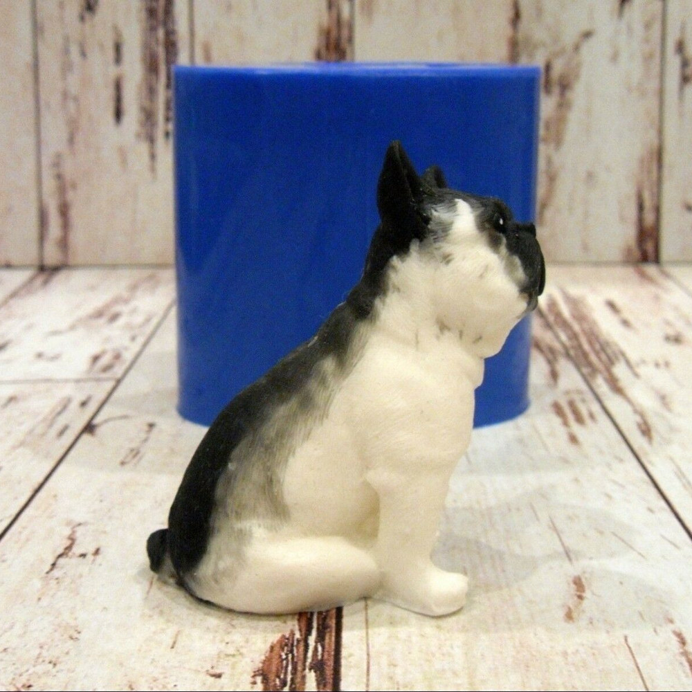 French bulldog soap and silicone mold