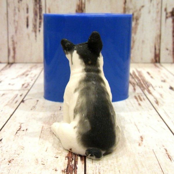 French bulldog soap and silicone mold