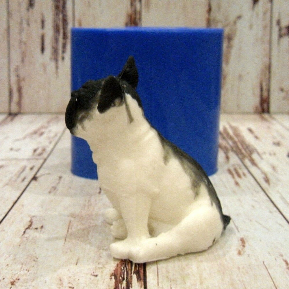 French bulldog soap and silicone mold