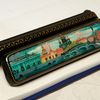 St Petersburg lacquer box hand painted Russian art