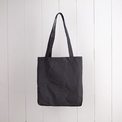 Tote bag Graphite shopper bag Shopping bag with pockets inside Shoppers capacity Stylish handbag streetstyle