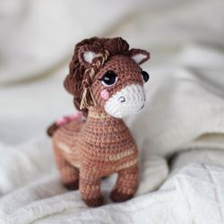 Crochet pattern horse, DIY Amigurumi Horse pattern, PDF Digital Download, Crochet Pony Pattern, cute gift for girl