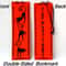 Bookmark Gifts for readers Double-sided bookmark Crazy cat lady gifts Designs cross stitch Embroidery cat.jpg