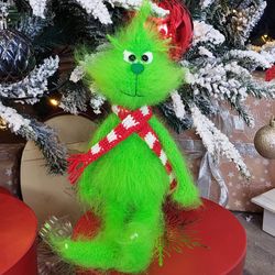 Grinch Christmas decoration, Christmas elf, Christmas gnome