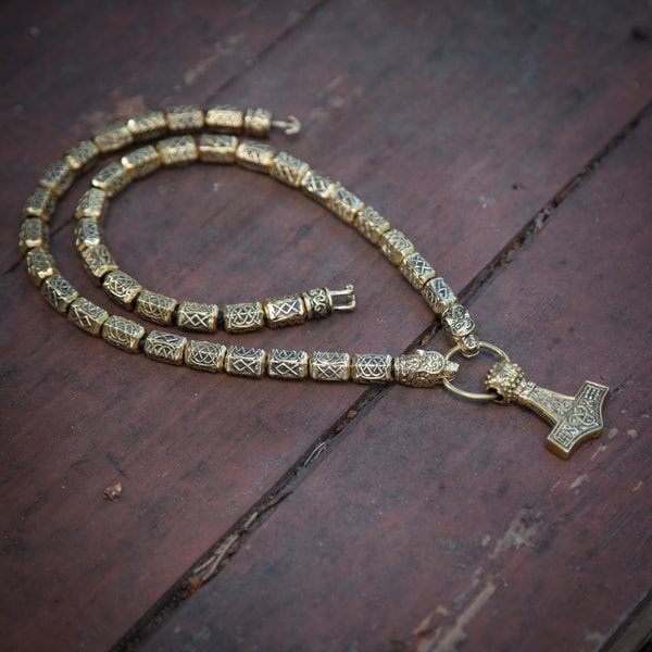 Leather Necklace Men Ladies Viking Chain Surfer Surf Jewelery Leather Necklace Men Ladies Viking Chain Surfer Surf Jewelery