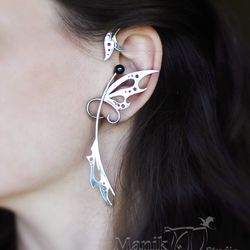 Ear Cuff Butterfly |  Earrings Butterfly | Jewelry | pearls