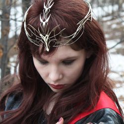 Crown Elf Dragon Jewelry | Tiara | jewelry art | flying dragon | Constellation