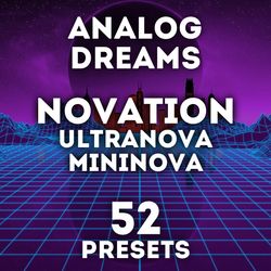 novation ultranova\mininova - "analog dreams" 52 presets