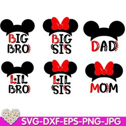 Mickey and Minnie family birthday shirts my 1st birthday mouse digital design Cricut svg dxf eps png ipg pdf cut file