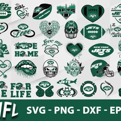 New York Jets  Bundle SVG, New York Jets SVG, NFL SVG, Sport SVG.