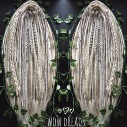 Set Viking Dreads Synthetic  Double Ended or Single Ended