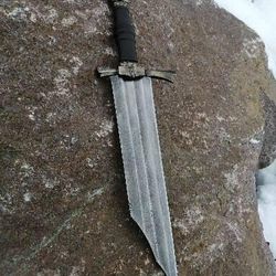 hand forged dagger "broken sword"