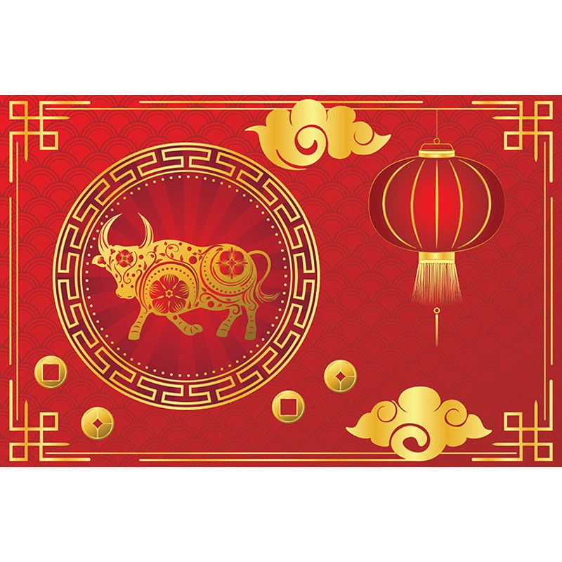 Card with bull and flowers4.jpg